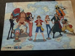 非売品　未使用　ワンピース　one piece　ルフィー　ファイル　バッチ くら寿司　コラボ