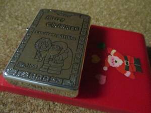 ZIPPO 『メリークリスマス サンタクロース 限定品』1994年4月製造 プレゼント キリスト 聖母マリア オイルライター ジッポ 廃版激レア