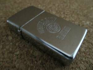 ZIPPO 『HAWAII UNIVERSITY ハワイ大学』1992年11月製造 スリムタイプ 本部オアフ島 ダイヤモンドヘッド オイルライター ジッポ 廃版激レア