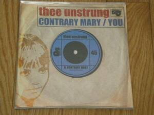 サイン入・THEE UNSTRUNG [CONTRARY MARY/YOU] 7inch /Libertines/リバティーンズ