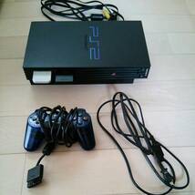 SONY プレイステーション2本体 PS2 動作確認済み コントローラ付き メモリーカード二個付き_画像1