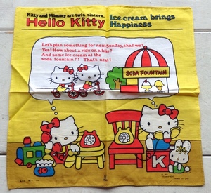 HELLO KITTY ハローキティ ハンカチ 昭和 レトロ