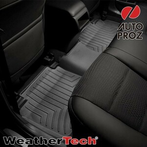  коврик на пол Fiat 500L 2013-2020 год 2 ряда пол подкладка черный WeatherTech weather Tec стандартный товар 