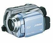 JVCケンウッド ビクター 液晶付デジタルビデオカメラ アクアブルー GR-DF59(中古 良品)