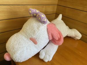 美品！　ベル　55cm ぬいぐるみ　寝そべり　スヌーピー　ピーナッツ　ビッグぬいぐるみ