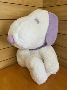 紫スヌーピー　40cm ぬいぐるみ　ビッグぬいぐるみ　ピーナッツ