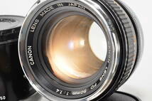 キヤノン Canon FD 50mm f1.4 【付属品多数】#2136_画像2