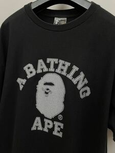 bathing ape Tシャツ エイプ bape (XL) 90s 【旧タグ】【美品】【NIGO エイプ】bape【ダイヤモンド プリント】BLING BLING ブリンブリン 
