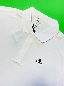 ■即決■新品　adidas アディダス　ゴルフ　メンズウェア　半袖　ストレッチドライ　サイズO ホワイト