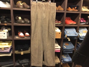 ABERCROMBIE & FITCH 2 TUCK CORDUROY PANTS SIZE 34 アバクロンビー アンド フィッチ コーデュロイ パンツ