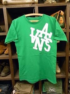 VANS ロゴ プリント 半袖 Tシャツ SIZE S 緑 バンズ