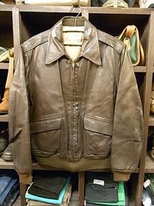 60'S CRESCO LEATHER SPORTS JKT SIZE 40? ヴィンテージ レザー スポーツ ジャケット A-2 フライト 