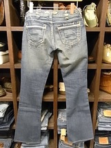 アメリカ製 YANUK ブーツカット ストレッチ デニムパンツ SIZE 24 ヤヌーク ジーンズ_画像2