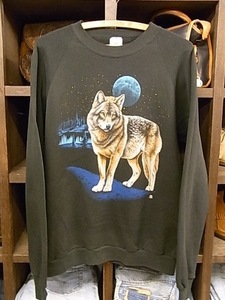 ビッグサイズ 80'S MADE IN USA LSJ WOLF SWEAT SIZE XL アメリカ製 ウルフ スウェット トレーナー