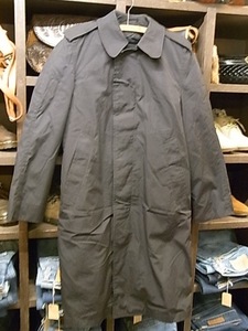 79年製 MILITARY SOUTIEN COLLAR COAT SIZE S ミリタリー 軍物 ステンカラー コート ライナー付き