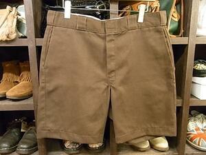 DICKIES ハーフパンツ SIZE 34 茶 ディッキーズ ショーツ