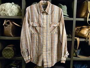 80'S L/S SHIRT SIZE CHECK M 長袖 シャツ チェック