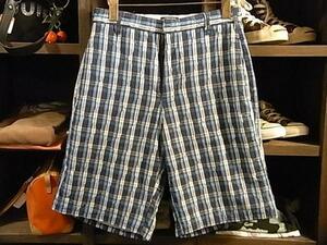 美品 STUSSY CHECK SHORTS W28 ショーツ 短パン チェック