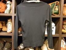 NOLLEY'S V NECK SWEATER BLK SIZE 38 ノーリーズ ネック セーター 黒_画像2