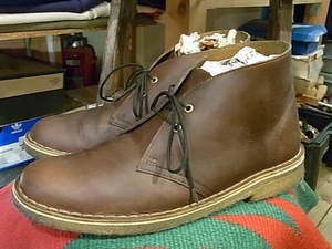 CLARCS ORIGINALS DESERT BOOTS SIZE UK8(26.5cm) クラークス レザー デザート ブーツ