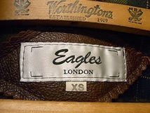 EAGLES LOMDON LEATHER HALF COAT BROWN SIZE XS レザー ハーフ コート ブラウン_画像3