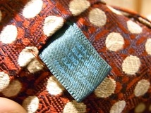 MADE IN ITARY BALLY SILK TIE DOT イタリア製 バリー シルク ネクタイ 水玉_画像3