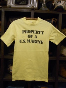 70'S HANES U.S. MARINE H/S COTTON T-SHIRT SIZE S アーミー 軍物 半袖 コットン Tシャツ