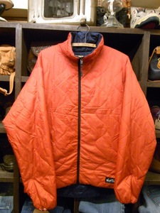 MADE IN USA WILD THINGS PRIMALOFT REVERSIBLE NAVY×RED JKT SIZE L アメリカ製 ワイルドシングス プリマロフト リバーシブル ジャケット