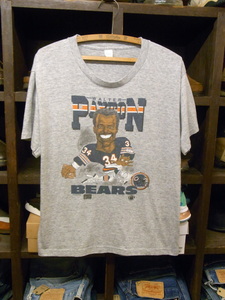 80’S MADE IN USA WALTER PAYTON BEARS T-SHIRTS SIZE L アメリカ製 ウォルター ペイトン シカゴ ベアーズ Tシャツ 半袖 アメフト NFL