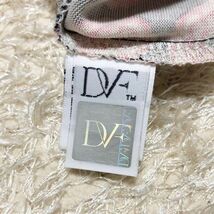 シルク100% タグ付きダイアンフォンファステンバーグ 巻きデザイン りぼん DIANE von FURSTENBERG DVF 未使用 新品_画像9