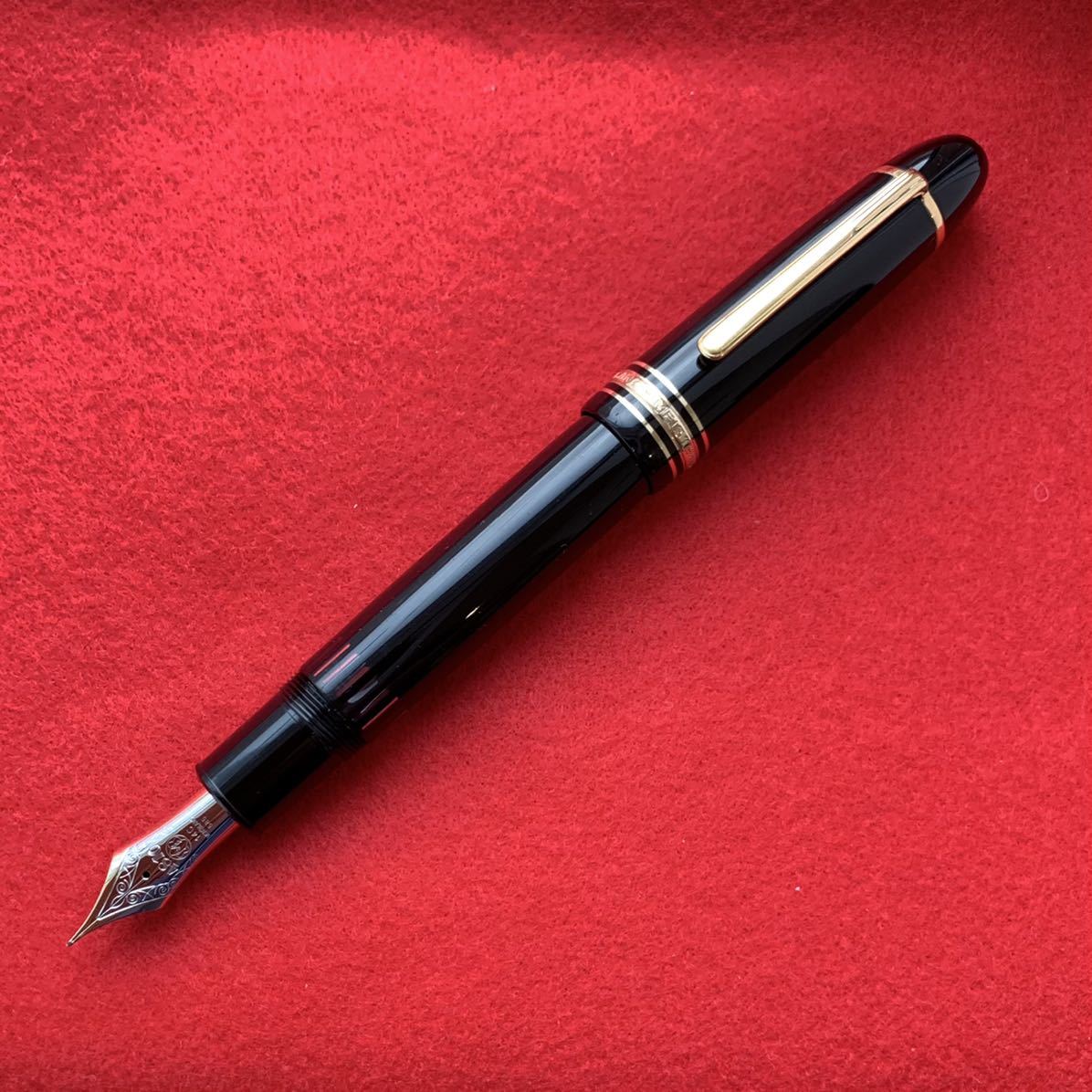 超美品 モンブラン 149 14C 中白 フラットペン芯 70年代 マイ