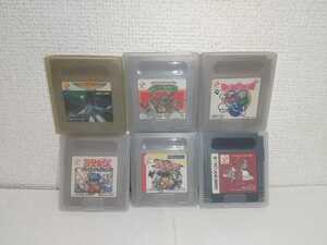 6本セット がんばれゴエモン ティーンエイジミュータントタートルズ ツインビーだ ネメシス コナミ ゲームボーイ GBC 天狗党の逆襲