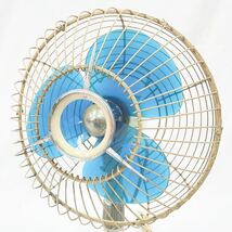 動作品 National ナショナル レトロ扇風機 ELECTRIC FAN 30JC 3枚羽 アンティーク 昭和レトロ 希少 R中0318☆_画像2