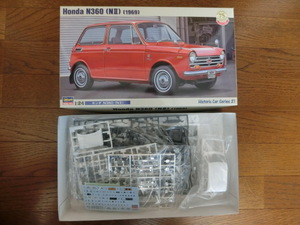 ハセガワ [1/24 ホンダ Ｎ３６０（ＮⅡ）１９６９　１／２４スケールプラモデル 新品未組み立て　Hasegawa HC21