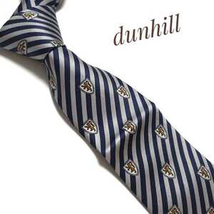  new goods unused dunhill Dunhill necktie high brand high class navy blue navy etc. 863