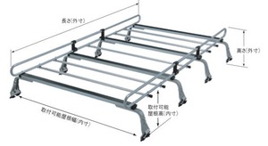 ◆ROCKYルーフキャリアZMシリーズ ファーゴ E24系 ハイルーフ ZM-425C