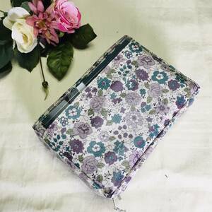 77* one side with pocket *2019 year modified . version new world translation * normal version . paper cover *YUWA white ground . purple small flower N* hand made 