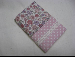 73* hand made *JW theory ... cover YUWA pink floral print A× dot 