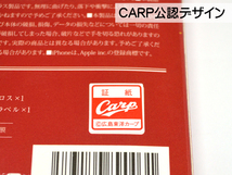 カープ公認デザイン 強化ガラス 保護フィルム ホームボタンシール スライリー セット iPhone6 Plus 専用 ネコポス 送料無料_画像4