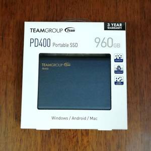 Team PD400 外付けポータブルSSD 960GB T8FED4960G0C108 新品未開封 Portable SSD TEAMGROUP 1TB [XX#15]