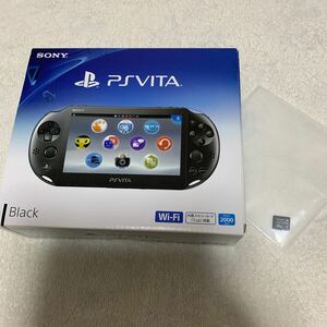 PlayStation Vita Wi-Fiモデル ブラック PCH-2000ZA11 ＋　メモリーカード１６ＧＢセット