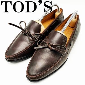 TOD‘S トッズ ローファー 5.5 革靴 ダークブラウン レディース