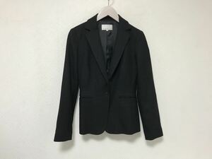  genuine article M pull mieM-PREMIER wool dress tailored jacket party business suit lady's black black made in Japan 38M