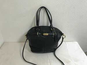 本物コーチCOACH本革レザー2wayトートハンドミニボストンショルダーバッグビジネスバックレディースメンズ黒ブラック