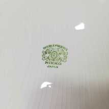 NIKKO DOUBLE PHOENIX ニッコー ダブルフェニックス オーバルプレート 大皿 35.5×25.5×H4cm [レトロ陶磁 ビンテージ器 昭和レトロ]_画像10