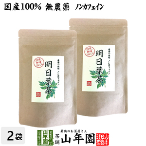健康茶 国産100% 無農薬 明日葉茶 40g×2袋セット 伊豆諸島で採れた明日葉茶 ノンカフェイン 送料無料