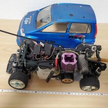 【送120】1円～ 詳細不明 ボディ ナイトロ RS4 MINI HPI NITRO STAR フタバ MEGATECH JUNIOR RC エンジン ラジコン その他 パーツ ジャンク_画像4