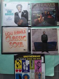 【送料112円】5枚セット ソCD3219 Lou Rawls Classic Soul brotherman best at last now is the time close company /ソフトケース入り