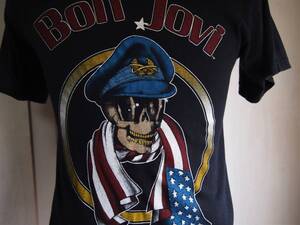 ボンジョヴィ/BON JOVI 1987s ロックTEE BRAVADO USA オフィシャル品 M /ヴィンテージtシャツ