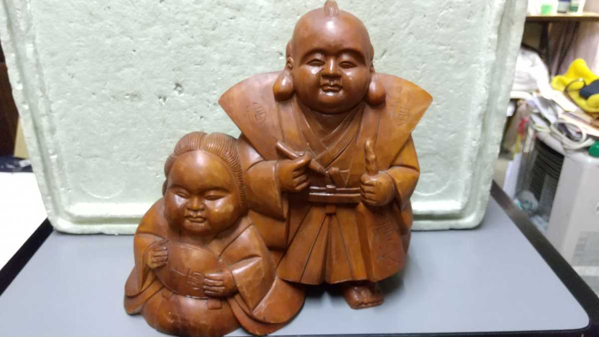 新作 2025年最新】Yahoo!オークション 木彫の中古品・新品・未 -福助 その他